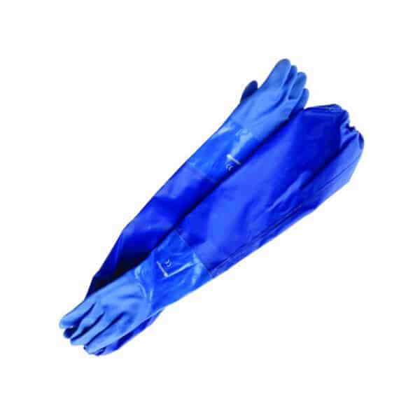Blue Long Armed Pond Gloves